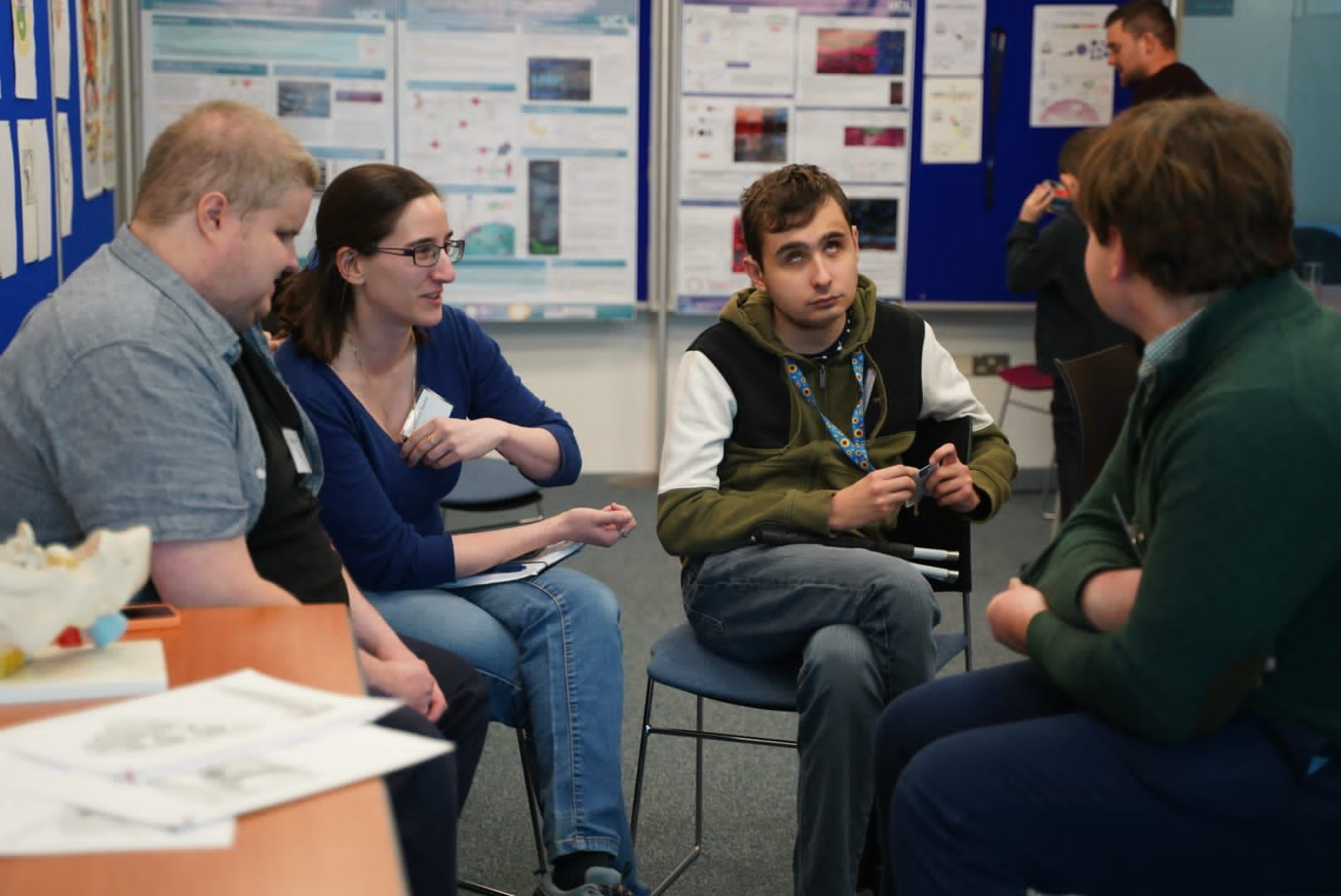 Talks in the interactive research room