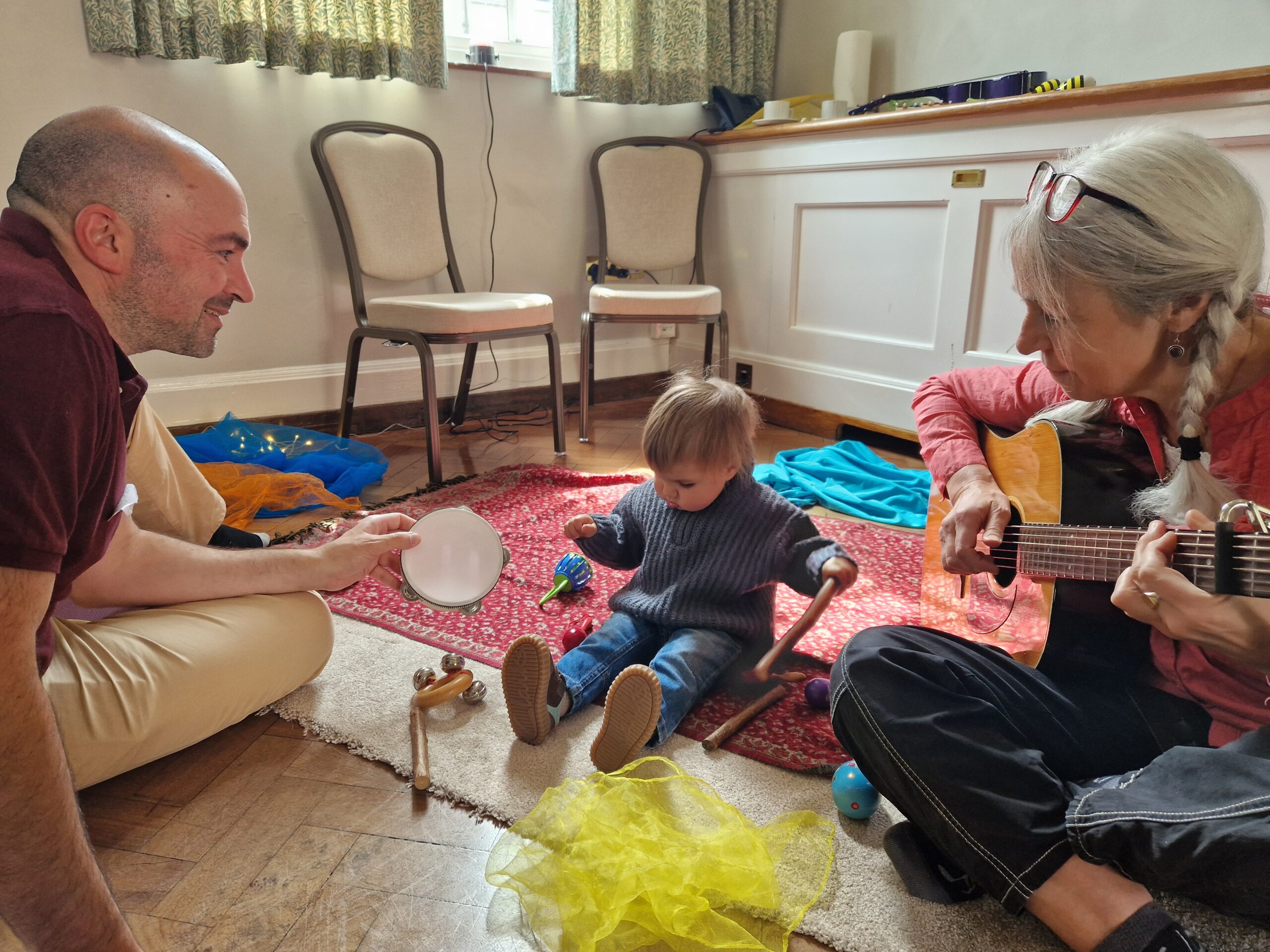 Clint, Max and guitarist