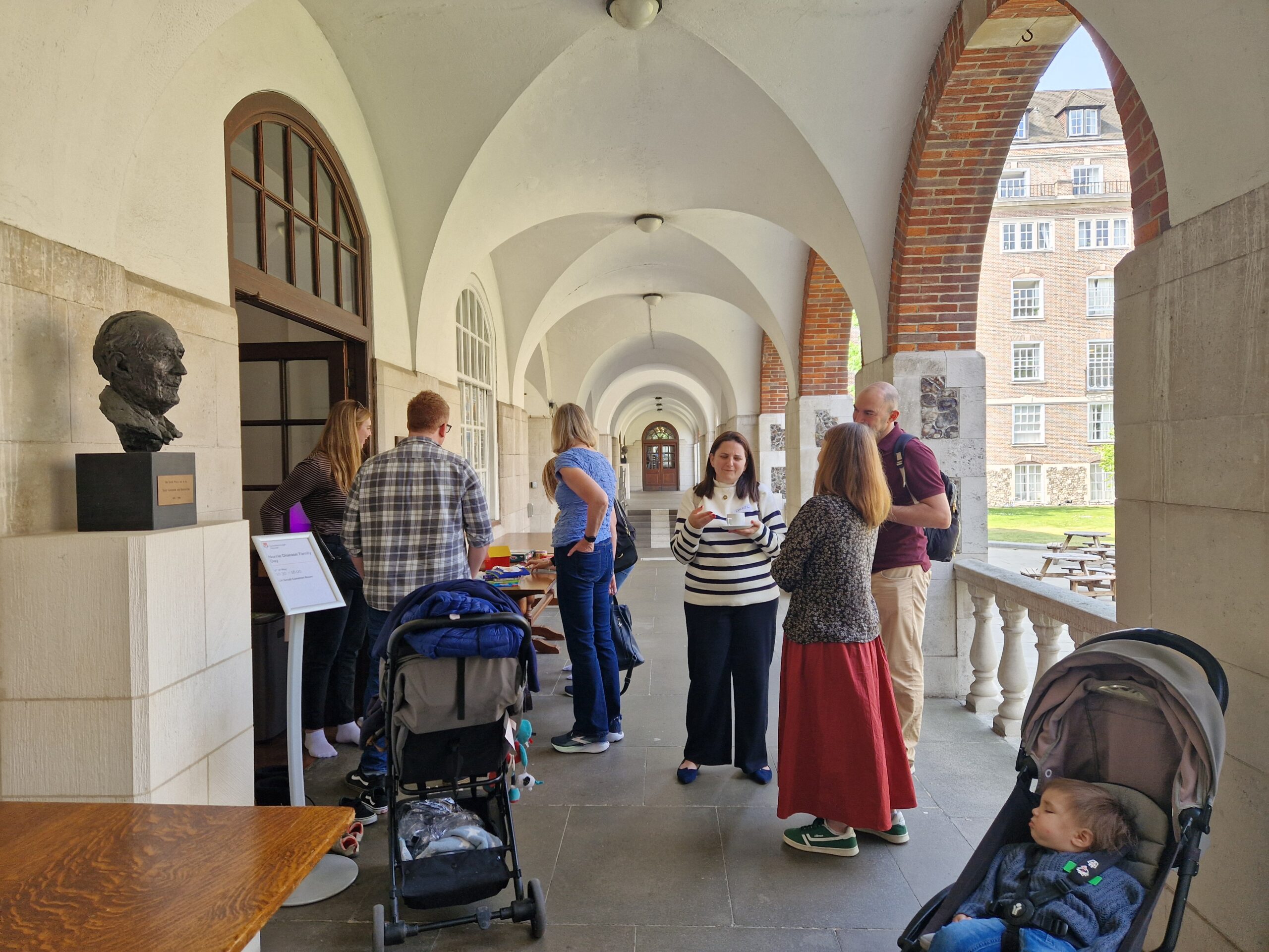 Guests on the balcony