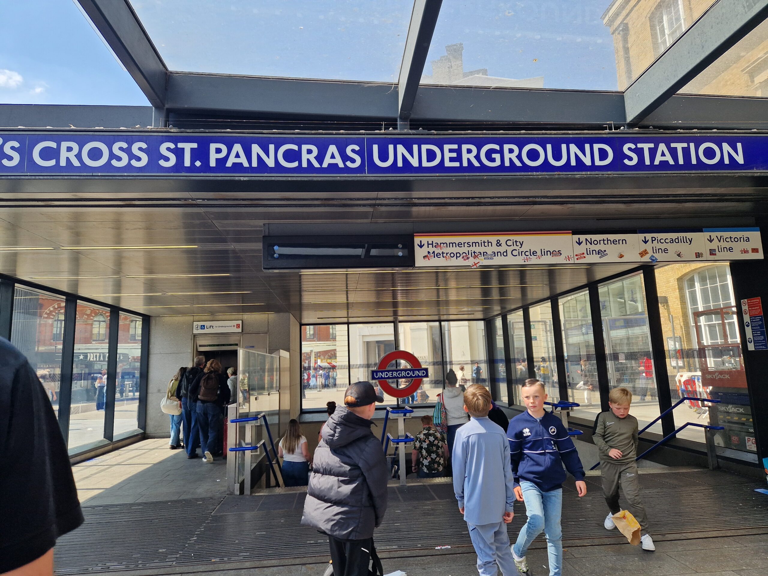 King's Cross St Pancras tube station
