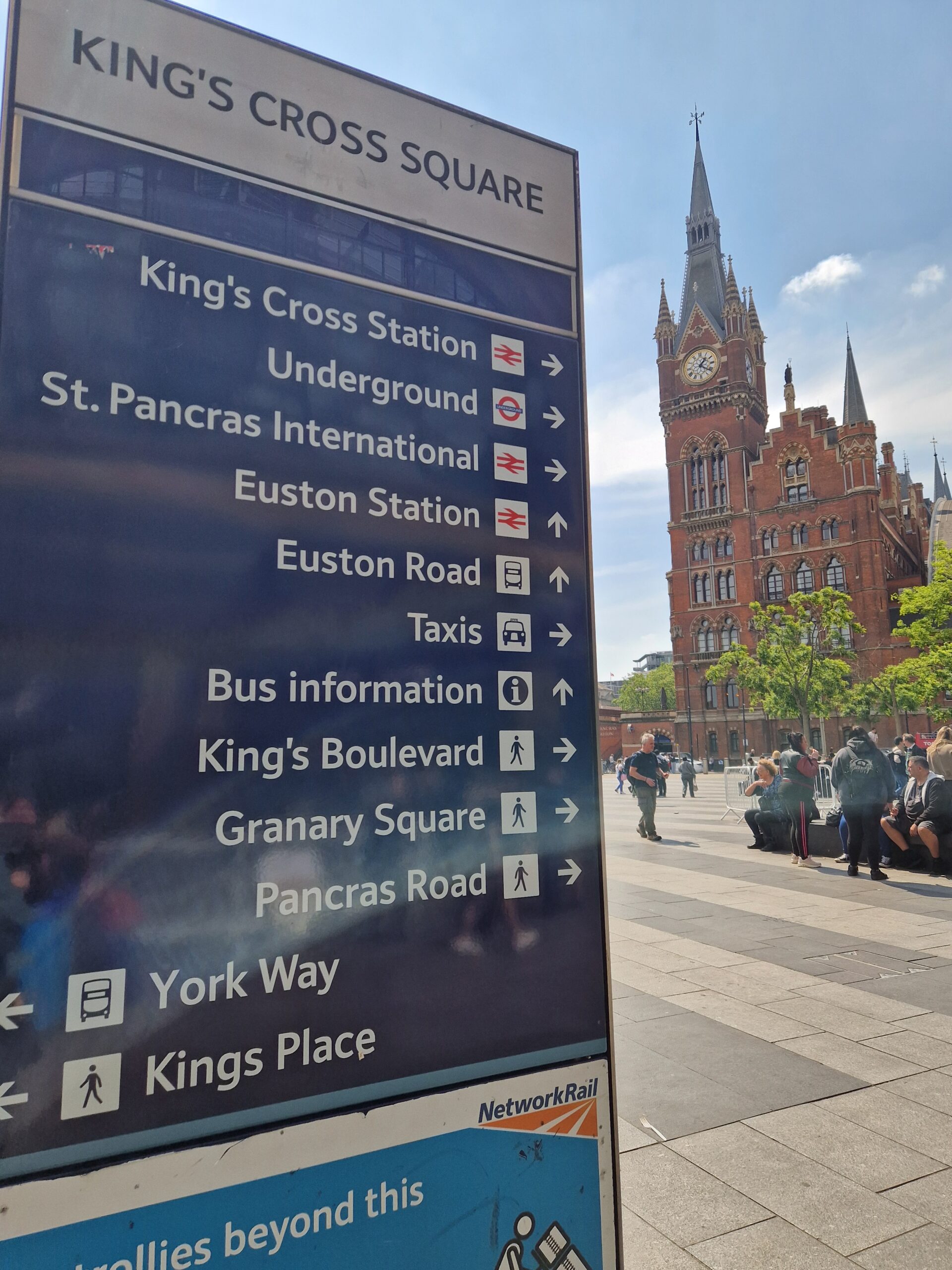 King's Cross square sign