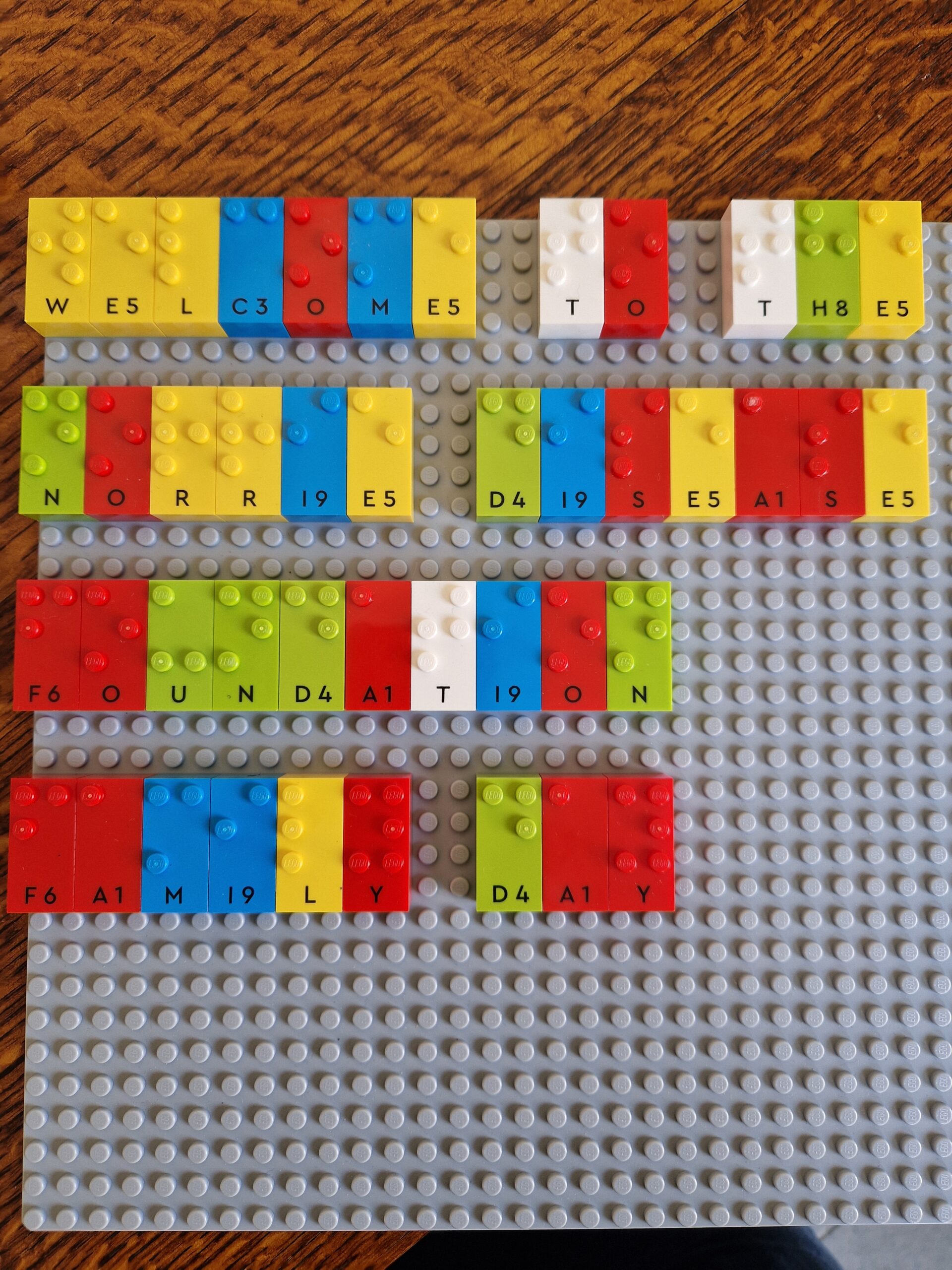 Welcome lego