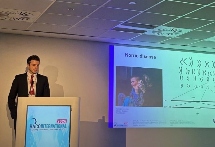 James presenting at BACO 2026